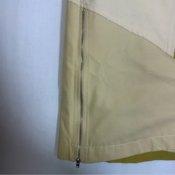 Zara Two-Tone Green and Cream Skirt Set - Picture 4 of 16